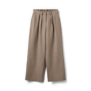 Sofie Schnoor Young - MALINASY TROUSERS, Beige Striped